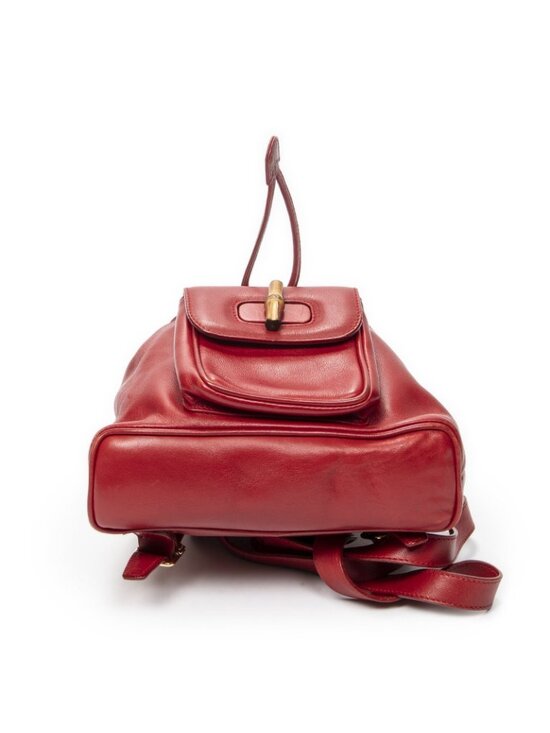 Gucci Minibumbu Backpack Red Calfskin Leather main image 5